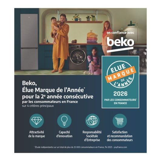 Sèche-linge pompe à chaleur BEKO D14H19301