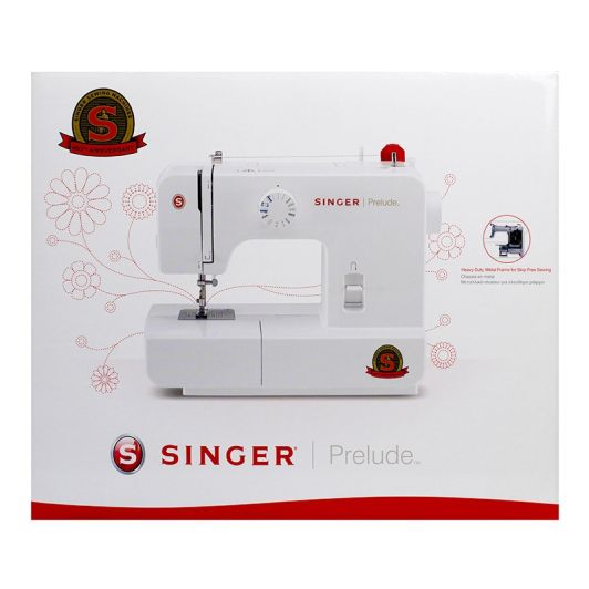 Mach. à coudre SINGER PRELUDE + Boîte à couture 