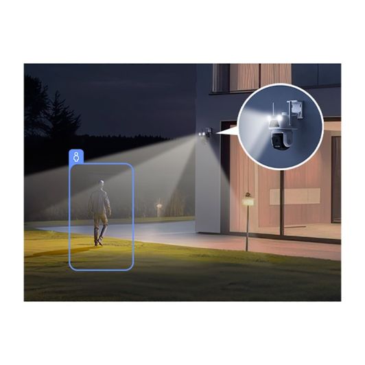 Caméra de surveillance BEANS VIEW D320 Dual 2 K Blanche