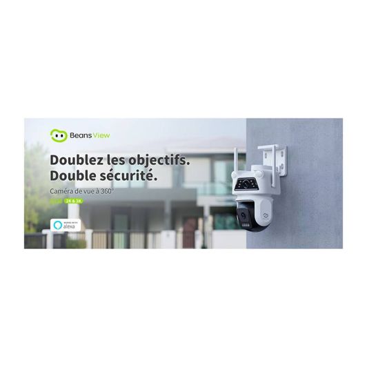 Caméra de surveillance BEANS VIEW D320 Dual 2 K Blanche