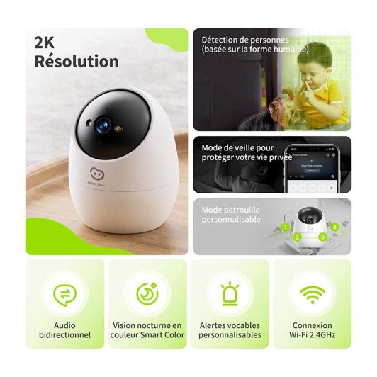 Caméra de surveillance BEANS VIEW D210 2K