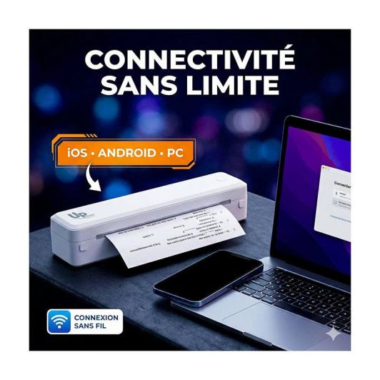 Imprimante UPRINT Thermique A4 mobile U8  sans encre