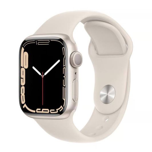 Montre Connectée APPLE WATCH Série 7 45mm Blanche Reconditionnée Grade A