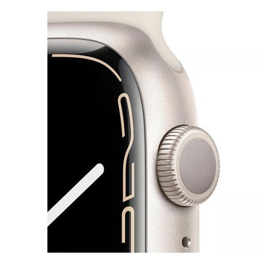 Montre Connectée APPLE WATCH Série 7 45mm Blanche Reconditionnée Grade A