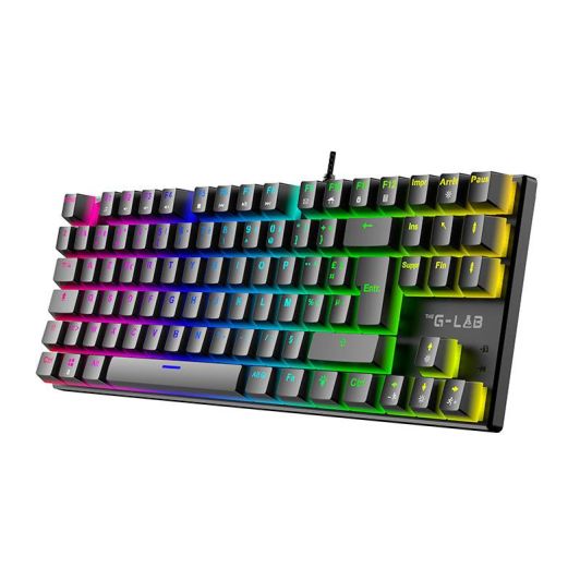 Clavier mécanique gamer THE G-LAB MERCURY switch rouge
