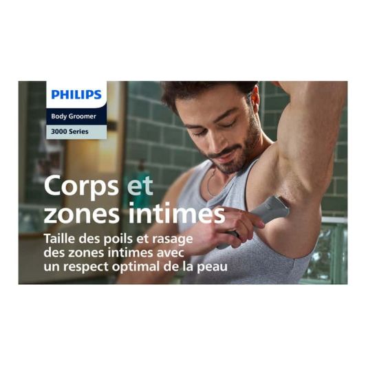 Tondeuse corps PHILIPS Body groomer 3000 Series - BG3480/15