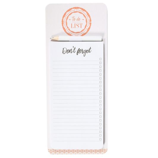 Mémo aimanté 50 feuilles + crayon