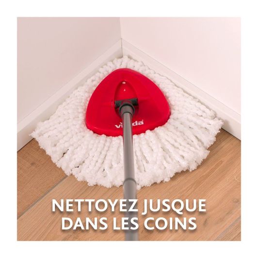 Set complet seau avec essorage pédale VILEDA clean&wring