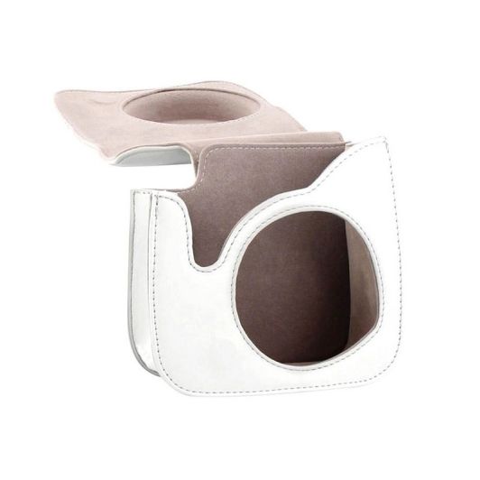 Etui TNB Lensy Instax mini 8-9 Blanc cendré