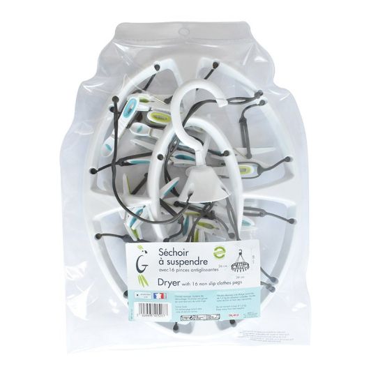 Séchoir à suspendre 16 pinces