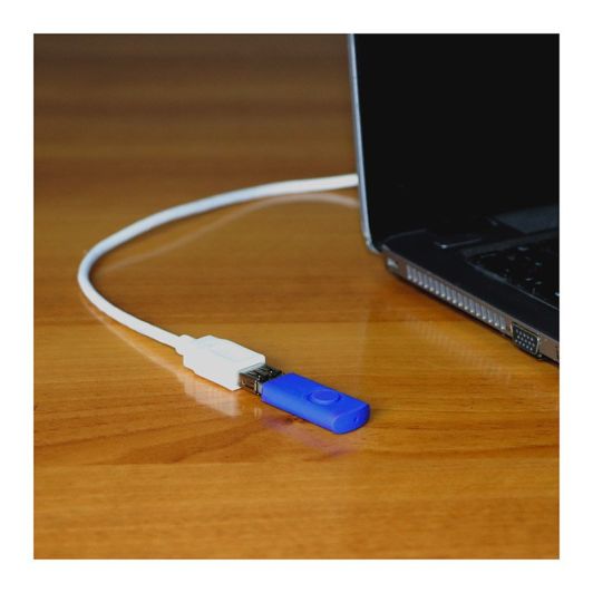 Câble USB femelle EDENWOOD vers USB mâle blanc 5m
