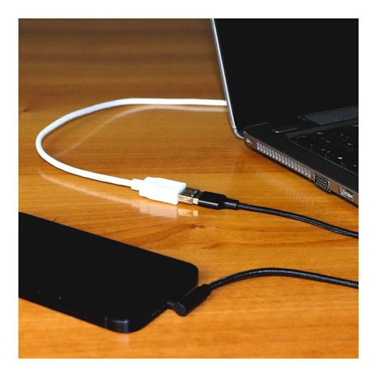 Câble USB femelle EDENWOOD vers USB mâle blanc 5m