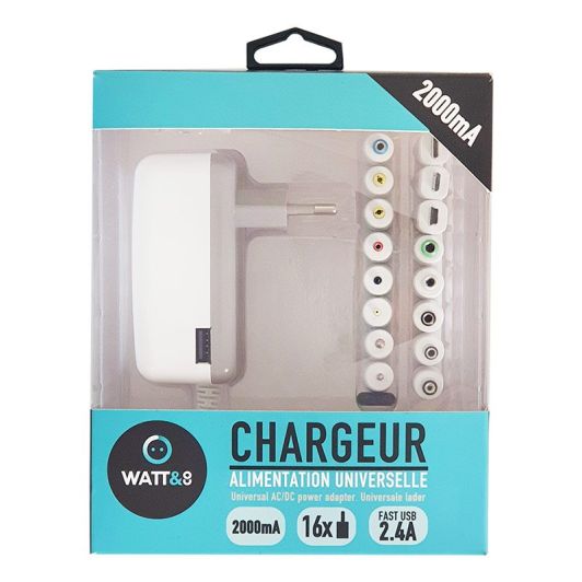 Chargeur WATT AND CO Chargeur Alimentation 18w max