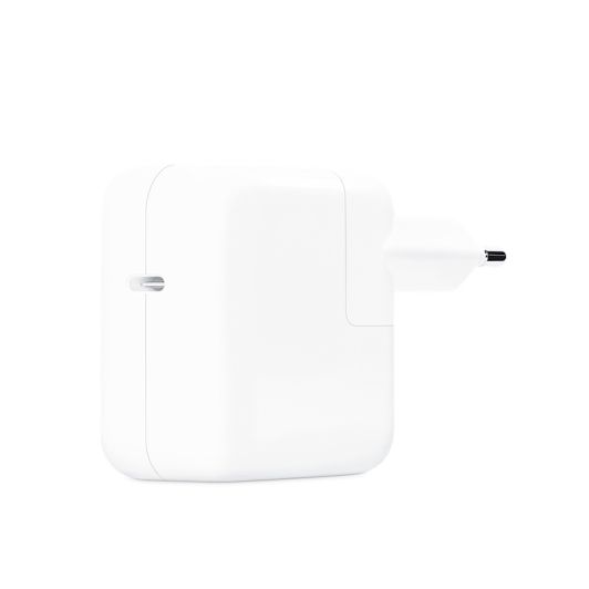 Adaptateur secteur USB-C femelle APPLE 30W vers prise secteur Reconditionné Grade A+ blanc