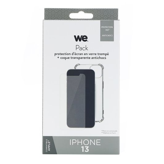 Pack Film de protection + Coque WE APPLE iPhone 13