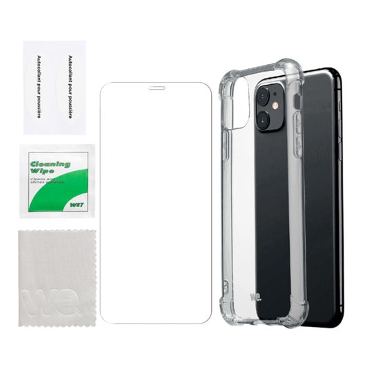 Pack Film de protection + Coque WE APPLE iPhone 11