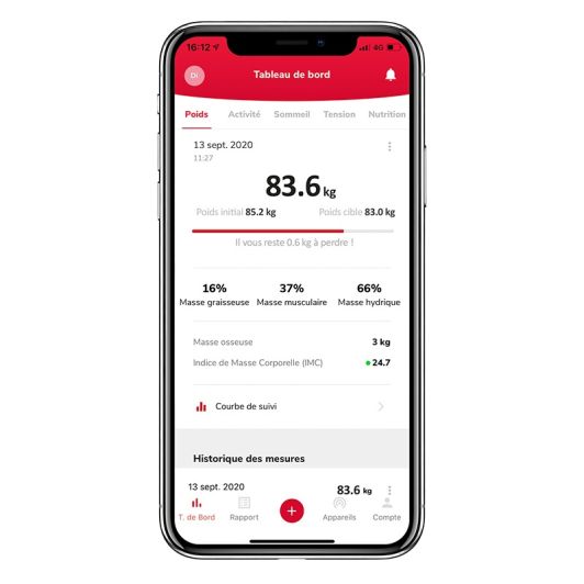 Pèse-personne électronique TERRAILLON CONNECT & CARE