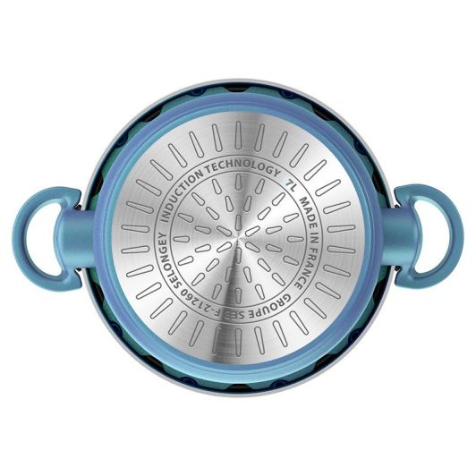 Autocuiseur SEB clipso minut duo 7L bleu