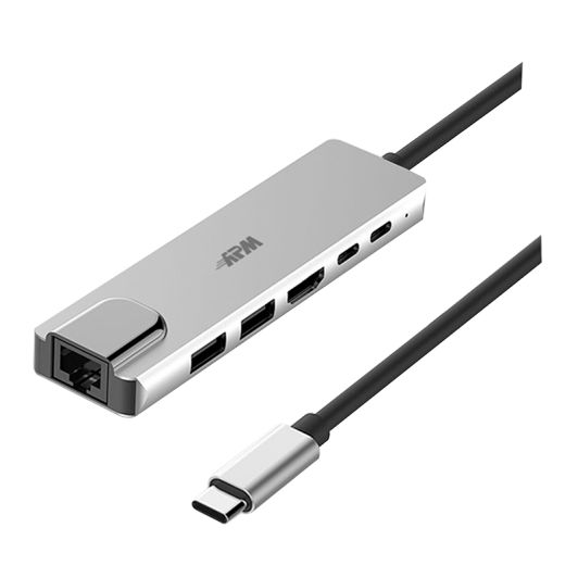 HUB APM USBC vers USBA, USBC, HDMI, RJ45