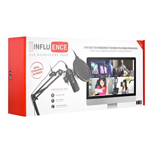 Pack micro complet pour youtubers et streamers - INFLUENCE