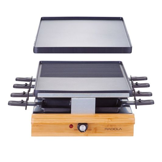 Raclette & grill/plancha RADIOLA 8 personnes 
