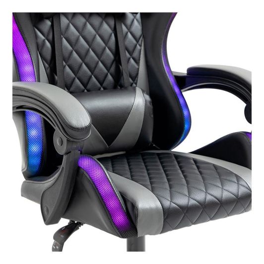 Fauteuil gamer AMSTRAD AMS ULTIMATE LED Noir