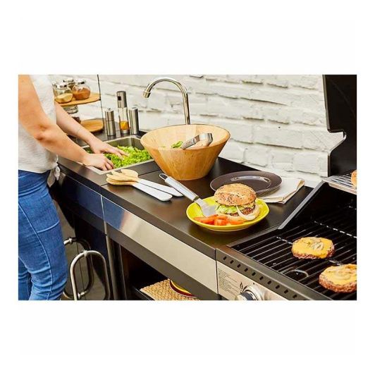 Barbecue gaz cuisine extérieure + robinet COOK N EAT CUISINE 