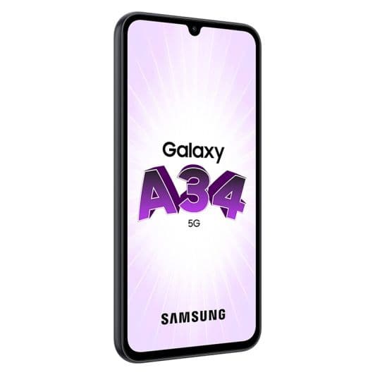 Smartphone SAMSUNG Galaxy A34 5G 128Go Noir + Enceinte JBL clip 4 white