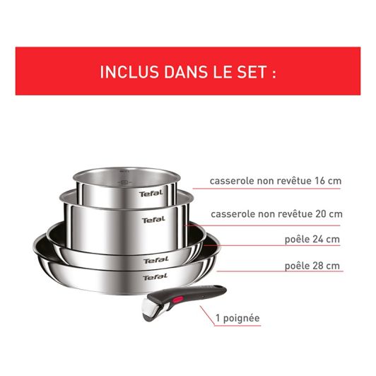 Batterie TEFAL ingenio emotion 5 pièces