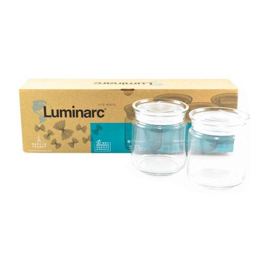 Set LUMINARC 4 bocaux verre 750ml