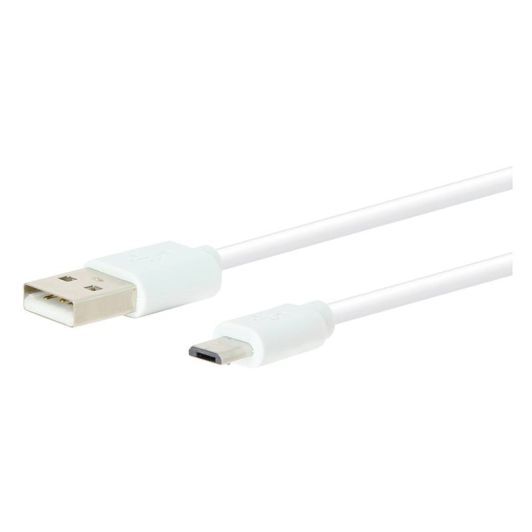 Câble HIGH ONE 1M micro USB Blanc