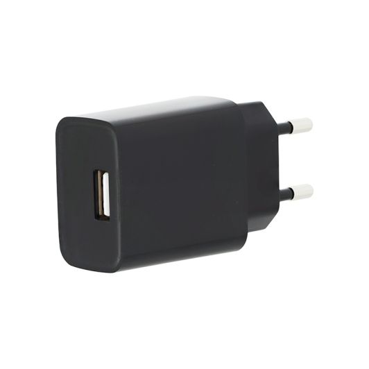 CHARGEUR SECTEUR 2,4AA + CABLE 1M NOIR USB C NOIR 