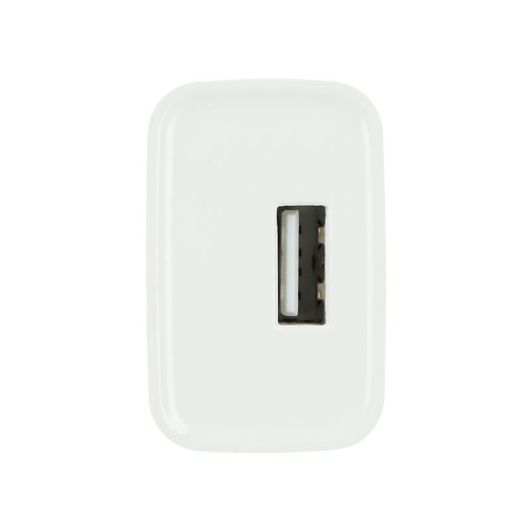 CHARGEUR SECTEUR 2,4AA + CABLE LIGHTNING BLANC 1M HIGH ONE 