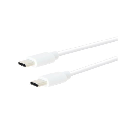 Chargeur USB C 3 ports EDENWOOD 65W + Câble USB-C / USB-C 1M Blanc 