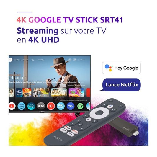 Passerelle Multimédia STRONG SRT41 Google TV  stick 4K