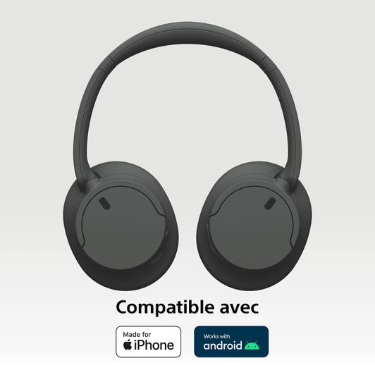 Casque Bluethooth SONY WH-CH721 Noir NC