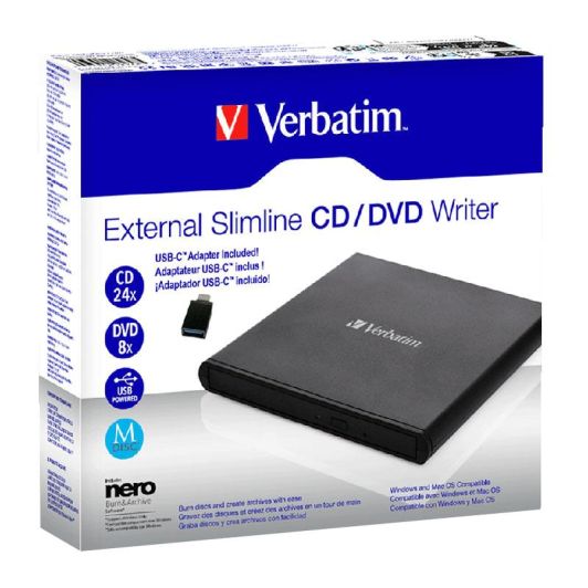 Graveur VERBATIM Externe CD/DVD USB 2.0
