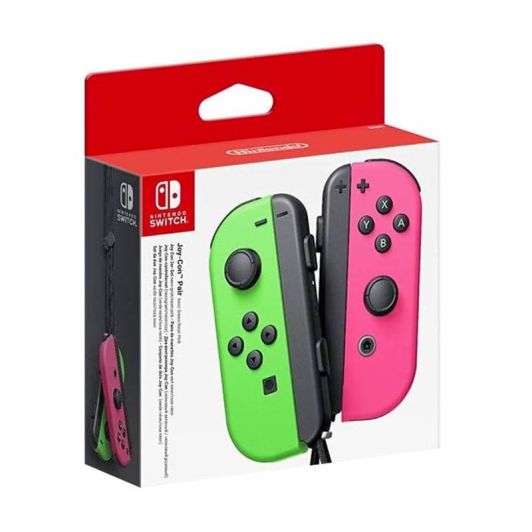 JOY-CON NINTENDO vert et rose pour Nintendo Switch