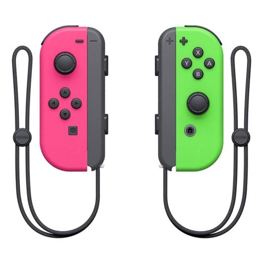 JOY-CON NINTENDO vert et rose pour Nintendo Switch