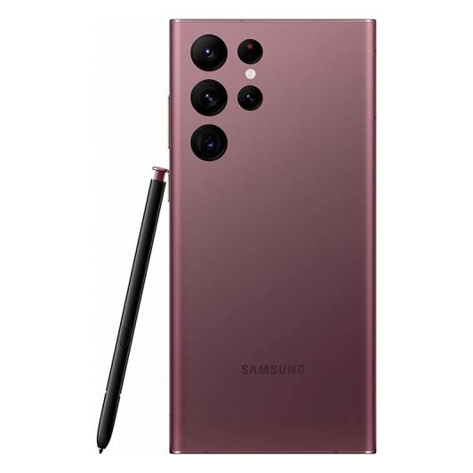 Smartphone SAMSUNG S22 ULTRA 5G 128 Go Bordeaux reconditionné Grade A+