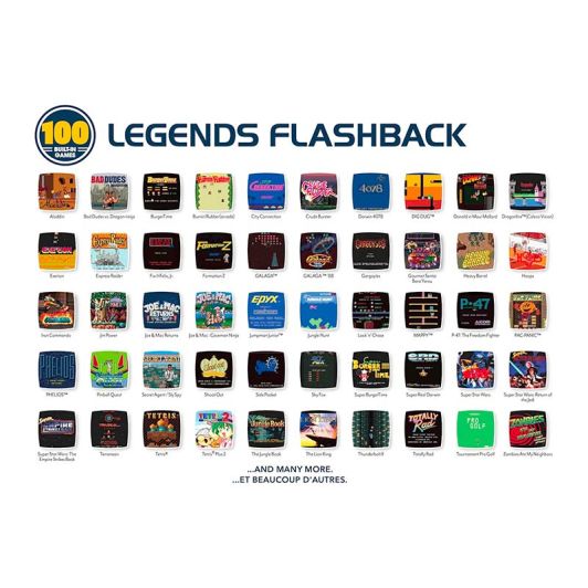Console de jeu rétro LEGENDS FLASHBACK - 100 jeux inclus