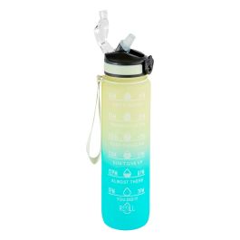 Gourde Sport 1L FEMONGY - Avec Filtre à Thé Et Poignée - Étanche Et Graduée - Pour Salle De Sport, Vélo, Randonnée, École