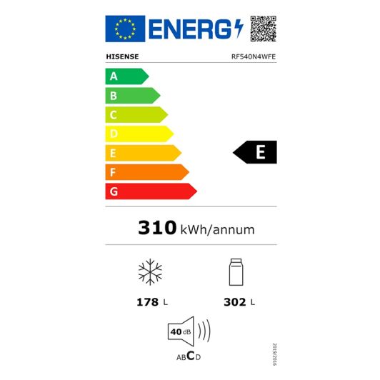 Réfrigérateur 4 portes HISENSE RF540N4WFE
