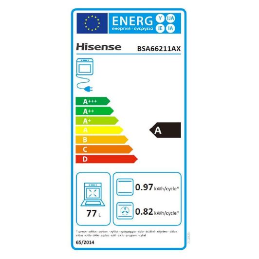 Four chaleur tournante HISENSE BSA66211AX