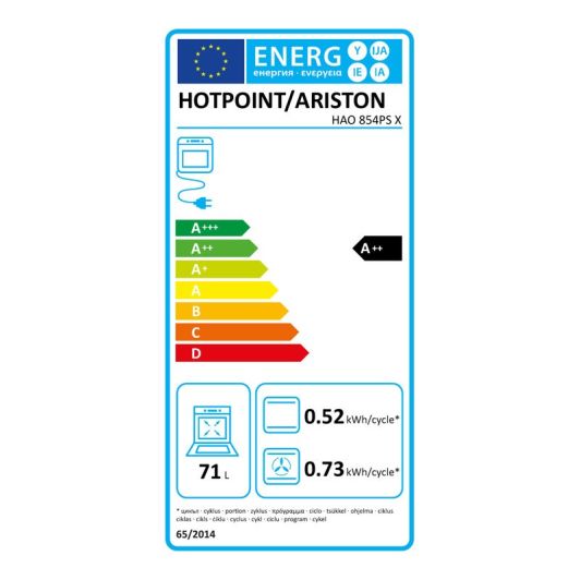 Four chaleur tournante HOTPOINT HAO854PSX