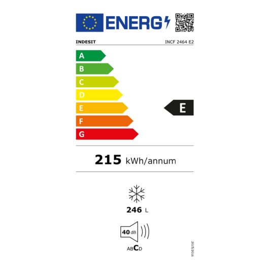 Congélateur coffre INDESIT INCF2464E2
