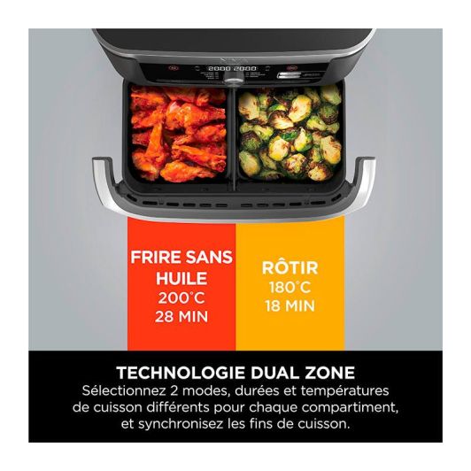 Friteuse sans huile NINJA Foodi Flex 10,4 L AF500EU