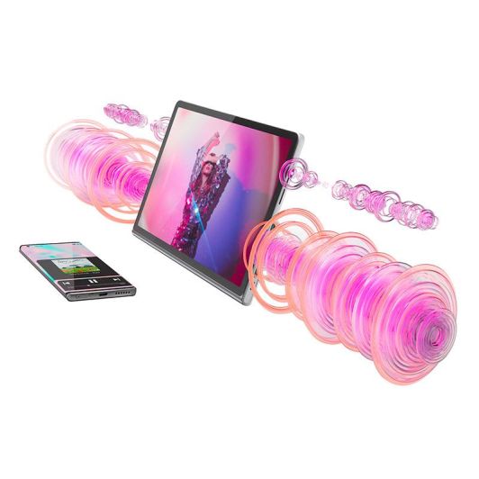Tablette LENOVO Tab Plus 128Go Argent - Haut-parleurs JBL