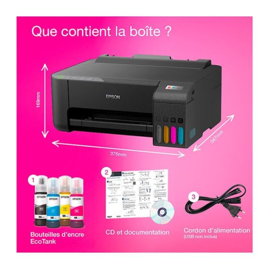 Imprimante EPSON EcoTank ET-1810 *SANS SCANNER*