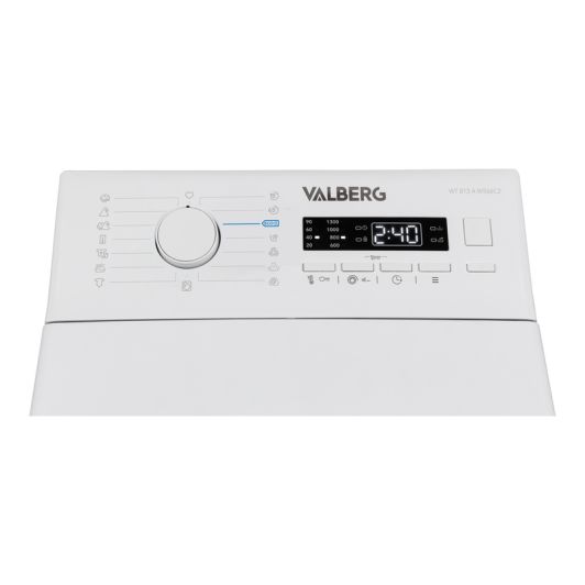 Lave-linge top 8 kg VALBERG WT 813 A W566C2